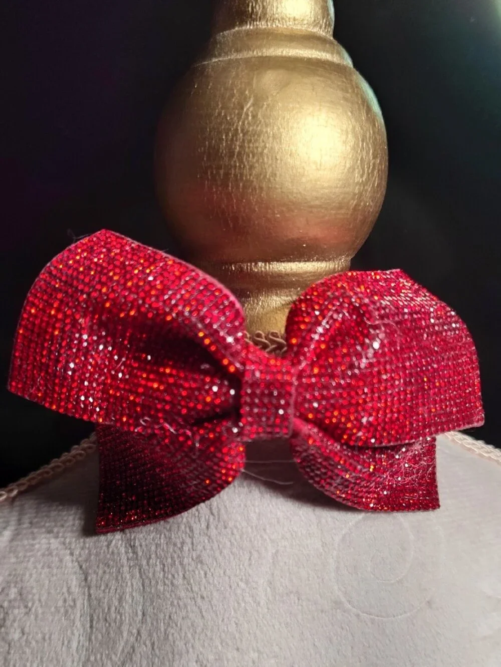 New Without Tag Betsey Johnson Red Rhinestone Bangle Bracelet Inscribed